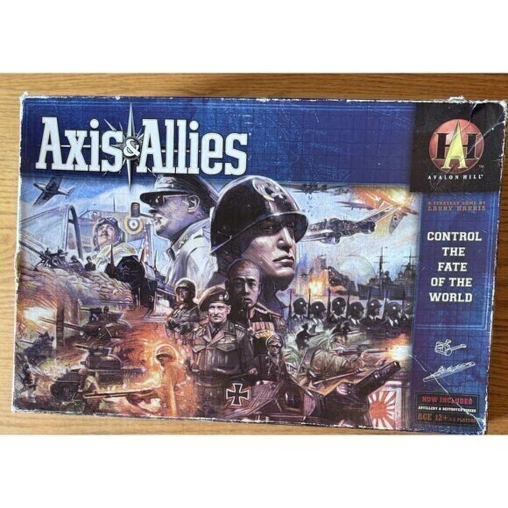 Axis and Allies Spring 2004 Wizards Of The Coast Vintage Board Game